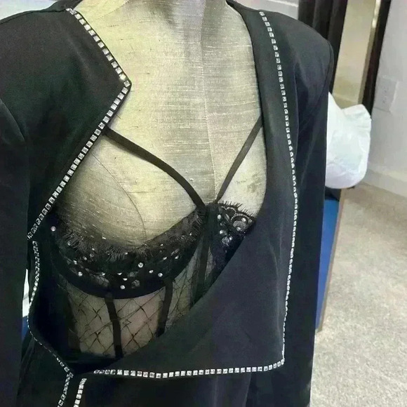 Rhinestone corset dress size 3X - Picture 4 of 9